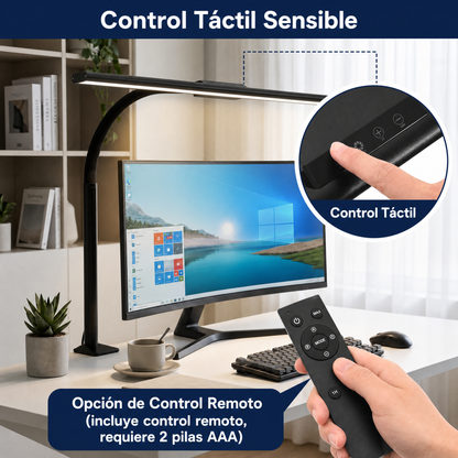 Lámpara Escritorio Led Flexible Táctil Control Remoto 40w