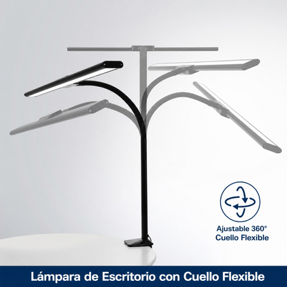 Lámpara Escritorio Led Flexible Táctil Control Remoto 40w